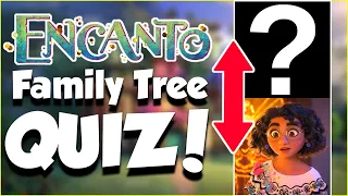 ENCANTO Family tree quiz! - How well do YOU know The MADRIGALS ?! (Hard quiz- 15/20 PASSES!)