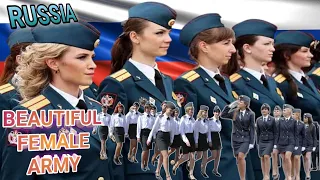 Women In Uniform - Russian Female Soldier In Victory Parade 2021 - Best Moments - Soviet March