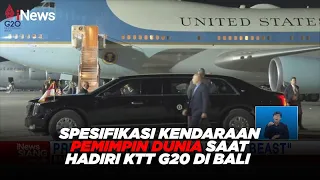 Spesifikasi Kendaraan Pemimpin Dunia saat Hadiri KTT G20 di Bali #iNewsSiang 15/11