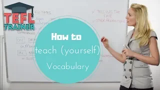 How to teach (yourself) Vocabulary? Interested in learning more vocabulary?
