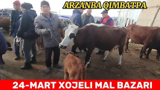 24-МАРТ ХОЖЕЛИ МАЛ БАЗАР/СКОТНЫЙ РЫНОК/BUQALAR/BIGGEST BULLS IN THE WORLD/BIGG BULLS