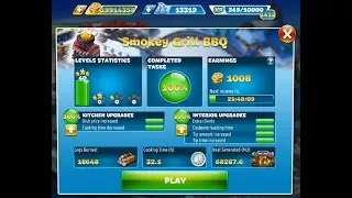 Cooking Fever-Smokey Grill BBQ Level 1-40(3 Stars)