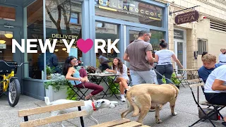 [4K]🇺🇸 NYC Walk: Brooklyn Heights: Charming Neighborhood in NYC⛪🏡/ Dellarocco's pizza🍕Sep.17 2021.