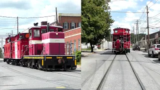 Street Running on the Middletown & Hummelstown Railroad (4K)