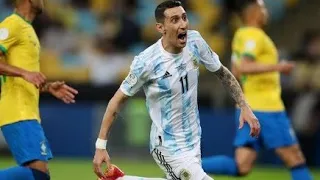 Angel Di Maria 1st goal vs Brazil HD | Copa America Final 2021