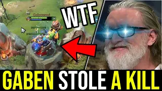 Gaben Stole a Kill -- Techies with the worth Buyback of the Year!!