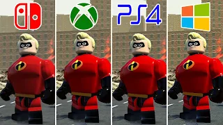 Lego The Incredibles (2018) Nintendo Switch vs XBOX ONE vs PS4 PRO vs PC [Graphics Comparison]