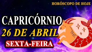 🌞𝐀 𝐥𝐮𝐳 𝐝𝐨 𝐬𝐨𝐥 𝐢𝐥𝐮𝐦𝐢𝐧𝐚 𝐨 𝐬𝐞𝐮 𝐜𝐚𝐦𝐢𝐧𝐡𝐨😍 Capricórnio♑ 26 de Abril 2024| Horóscopo de hoje