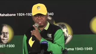 Comrade Kebby Mapatsoe addresses the MKMVA Gauteng PGC
