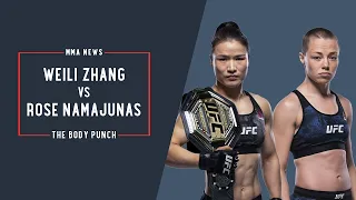 Rose Namajunas vs Weili Zhang UFC 261