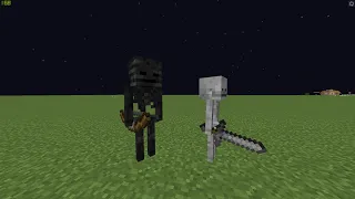 Wither with Bow and Skeleton with Sword?