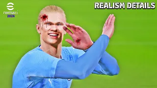 eFootball 2024 - INSANE REALISM DETAILS YOU MIGHT HAVE MISSED | Fujimarpes