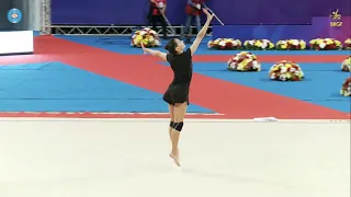 Linoy Ashram Hoop Training World Cup Sofia 2019