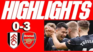 HIGHLIGHTS | Fulham vs Arsenal 0-3 | Premier League 2022/23