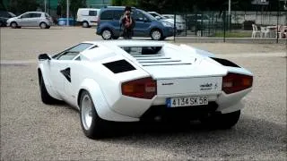 Lamborghini Countach 5000S Start Up And Acceleration