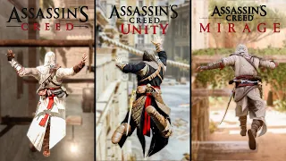 1 Minute of Parkour From Every Assassin's Creed Games (2007 - 2023)