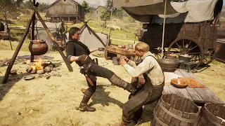 Red Dead Redemption 2 - Funny & Brutal Ragdolls Vol.105 [4K/60FPS]