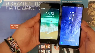 Samsung Galaxy J6 vs iPhone 6