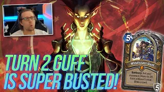 A Turn 2 Guff is SUPER BUSTED! | Hearthstone Standard | Savjz