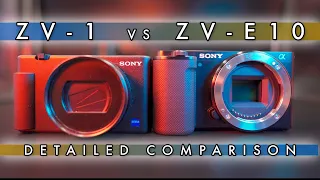 Sony ZV-E10 vs ZV-1: Detailed Comparison -  BEST Vlog, Cinematic & YT Camera?