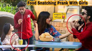 Foods Snatching Prank on Girls Part 6 |AJ-Ahsan