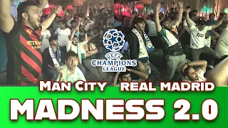 Crazy Penalties Celebration in Delhi India | Man City vs Real Madrid Fan Reaction | Champions League