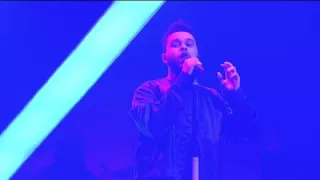 The Weeknd false alarm. Live on stage