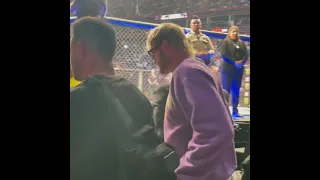 Logan Paul attending UFC 264