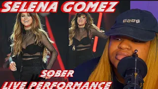 NOT a VOCAL COACH reacts to Selena Gomez “Sober” LIVE PERFORMANCE