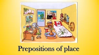 Предлоги места в английском языке  - Prepositions of place