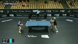 Georgina Pota vs Ye Lin | WTT Contender Novo Mesto 2021 | WS | R32