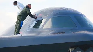 B-2 Spirit Stealth Bomber Take Off U.S. Air Force