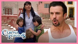 Corona de lágrimas 1/3: ¡Baldomero corre a Refugio y a sus hijos! | C-01 | tlnovelas