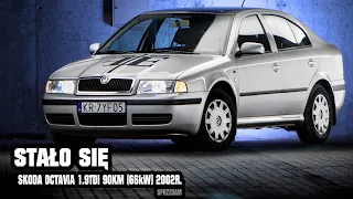 Skoda Octavia 1.9TDI , 90KM,  Ambiente  oryginalny przebieg 182600km. Stało się! Sprzedam- oględziny