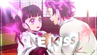 「One Kiss ✨」Tanjiro and Kanao 4K[AMV/EDIT]Alight motion📱Quick!