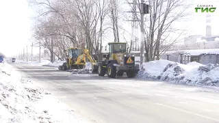 В Самаре отремонтированную по нацпроекту улицу Береговую готовят к вывозу снега