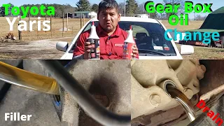 Toyota Yaris Gearbox OIL Change How to replace Gearbox OIL/fluid, 1999 to 2010 Yaris Gearbox Lub