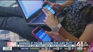 Those with jury duty could have social media monitored