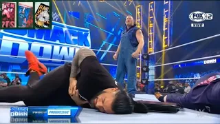 Brock Lesnar defende Paul Heyman e DÁ SURRA em Roman Reigns - Smackdown 17/12/21