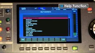 Roland M-300 Tutorial 14: Help Function