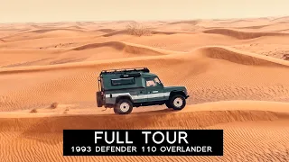 Vehicle Tour - Land Rover Defender, 93, Overland Camper with unique interior  and a custom camper.