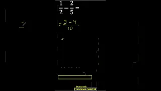 como se restan fracciones heterogeneas #restadefracciones #fracciones 12