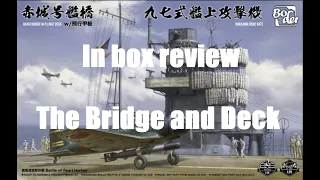 Border Model 1/35 Akagi Deck w/Bridge and Kate Torpedo bomber... Akagi..