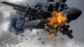 13 Minutes Ago! Russian C-130J plane carrying 400 elite Russian troops destroyed by Ukraine