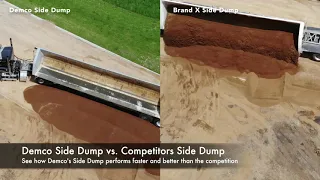 Demco Side Dump vs. Competitor Side Dump