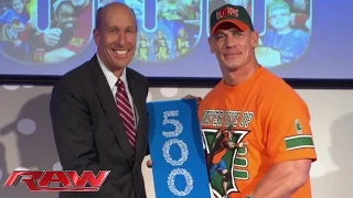 A special look at John Cena's 500th Make-A-Wish: Raw, Aug. 24, 2015