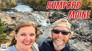 We found the most BEAUTIFUL TOWN!!  Rumford, MAINE (RV East Coast Road Trip)