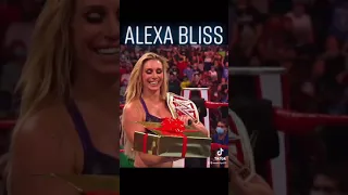 Alexa bliss gives Charlotte a gift