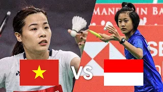 Thuỳ Linh và màn đối đầu chóng vánh với tay vợt Indonesia Wardani