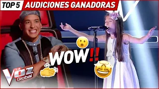 La Voz Kids winners AMAZING Blind Auditions